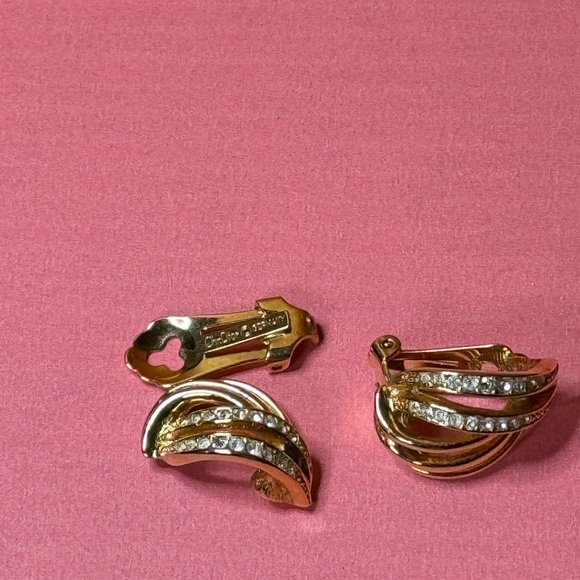Dior Gold and Silver Crystal Earrings Broken need to be fixed - Picture 4 of 11
